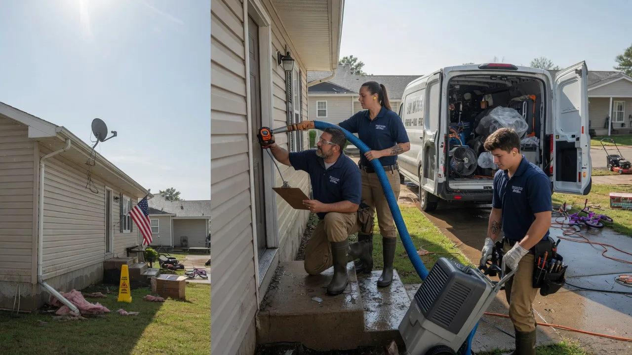 Ceiling Water Damage Restoration in Olsburg, KS near me